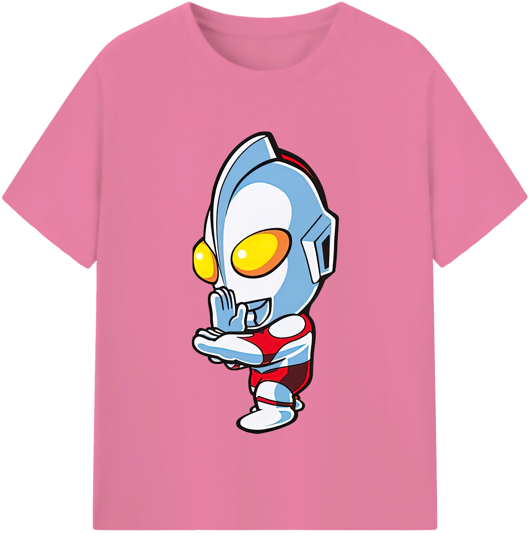 （画像用） ウルトラマン Ultraman 綿100％半袖Tシャツ（フロントプリント）
